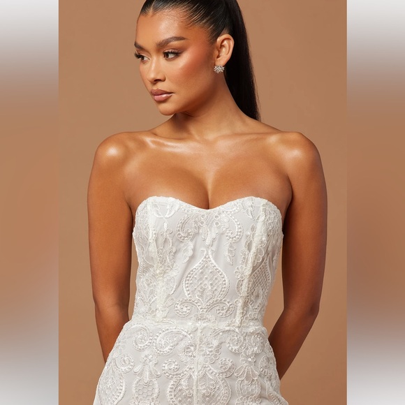 Esther sequin embroidered jumpsuit - Picture 3 of 4